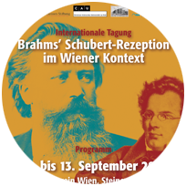 Brahms' Schubert Rezeption, Plakat, ÖAW 2013